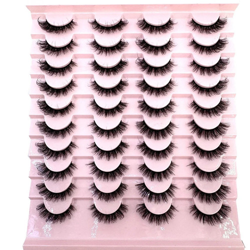 20pairs black soft lashes - 3d,