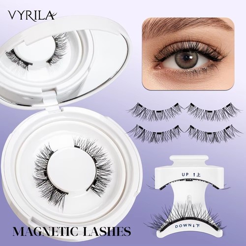 Reusable magnetic eyelashes - magnetic,