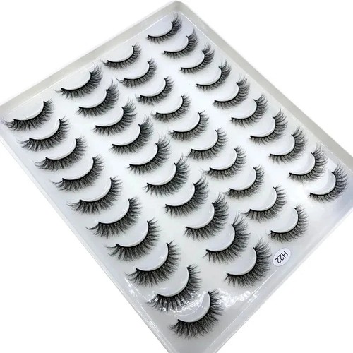 Pairs false eyelashes mink - false,
