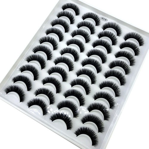 Pairs false eyelashes - 20,