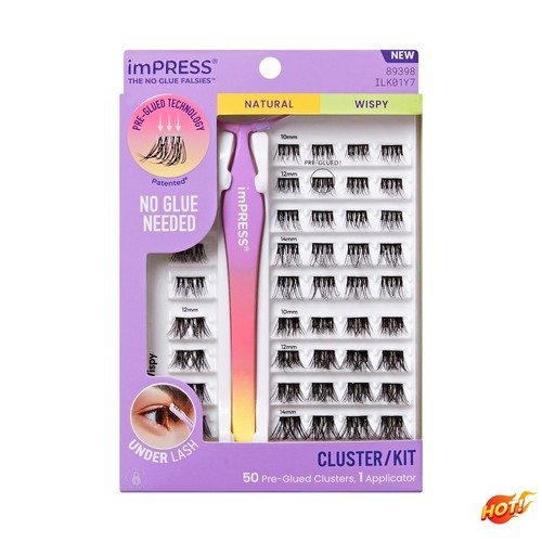 Pre glued lash clusters kit - pre-glued,
