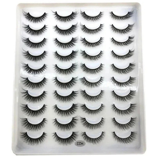20pairs false eyelashes - eyelashes, mink