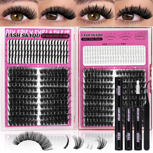 Lash clusters kit 480pcs - lash,